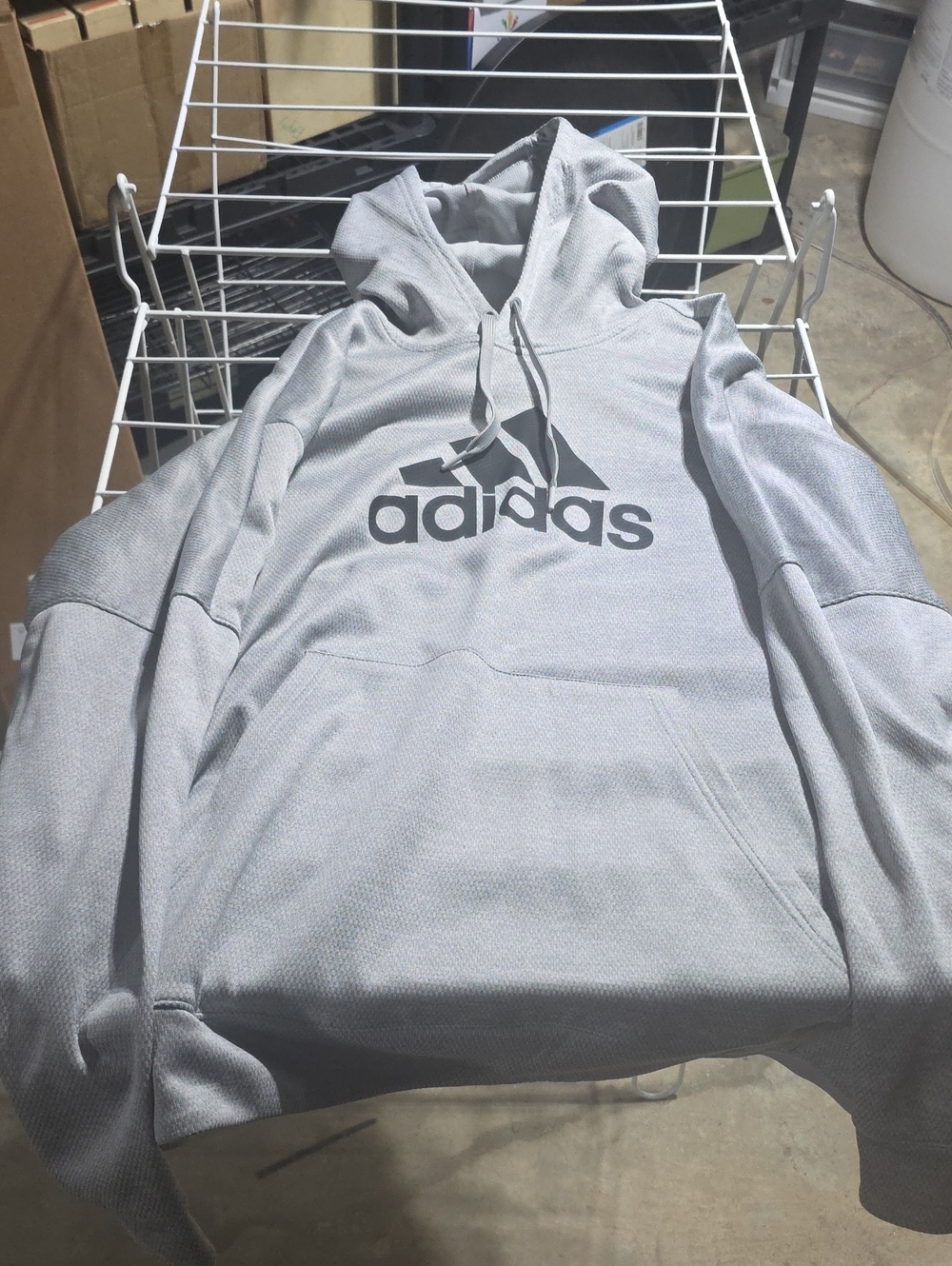 Mens XXL Adidas grey Hoodie